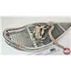 Image 4 : Pair of Metal Frame Snowshoes with Wire Lacing & Bindings