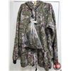 Image 2 : Camo Fleece Hunting Jacket & White Over Parka c/w Mask, Gloves & Mitts (Used)