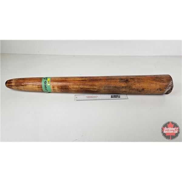 Wooden Fleshing Beam (38"L)
