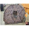 Image 1 : Ameristep Doghouse Camo Pop-Up Hunting Blind c/w Carry Bag