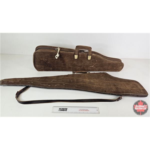 (2) Venator Suede Soft Shell Gun Cases