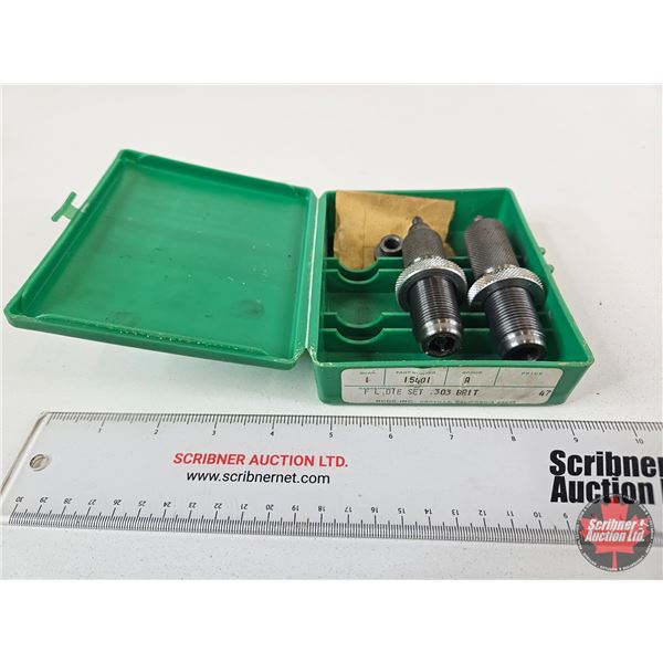 RCBS .303 British Full-Length Die Set #15401 c/w Case