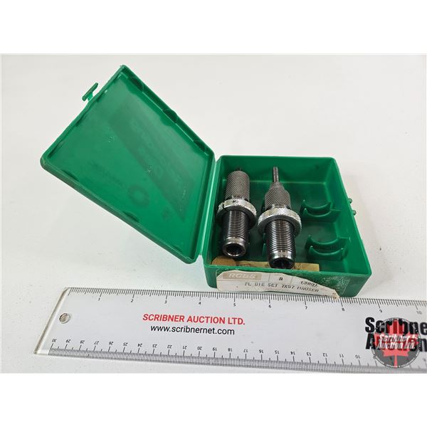 RCBS 7x57 Mauser Full-Length Die Set #13801 c/w Case