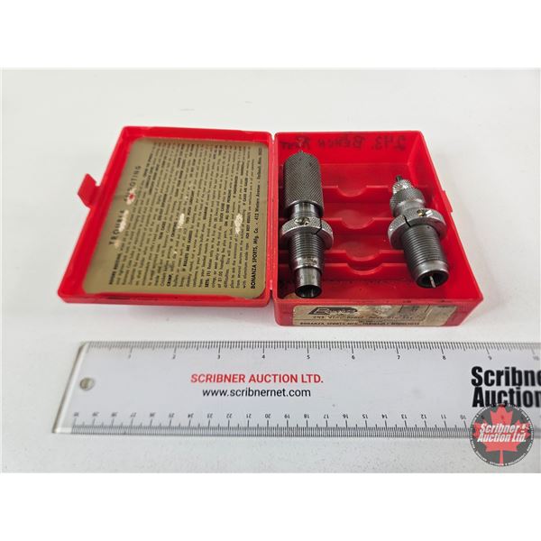 Bonanza .243 Winchester Bench Rest Die Set c/w Case