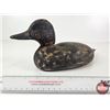 Image 1 : Wooden Duck Decoy : Working Bluebill Drake (Consignor Tag: c.1930)