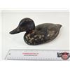 Image 2 : Wooden Duck Decoy : Working Bluebill Drake (Consignor Tag: c.1930)