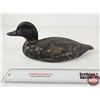 Image 9 : Wooden Duck Decoy : Working Bluebill Drake (Consignor Tag: c.1930)