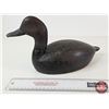 Image 1 : Wooden Duck Decoy (Consignor Tag: Black Duck : Bob Burke : 1985 : Ontario)