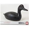 Image 4 : Wooden Duck Decoy (Consignor Tag: Black Duck : Bob Burke : 1985 : Ontario)