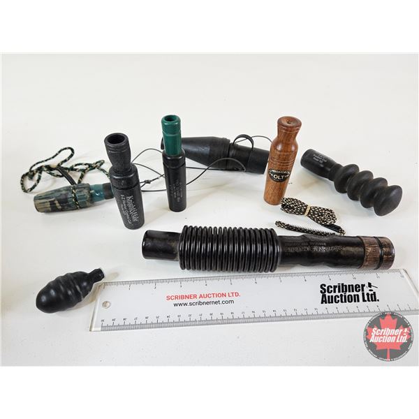 Assorted Predator & Game Calls : Knight & Hale : P.S. Olt : Scotch