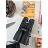 Image 4 : Assorted Sporting Goods : 2 Binoculars : 2 Folding Knives : Gun Digest : Coleman Parts