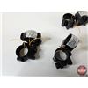Image 11 : Assorted Scope Rings : Black & Silver Finish : c/w Weaver Box