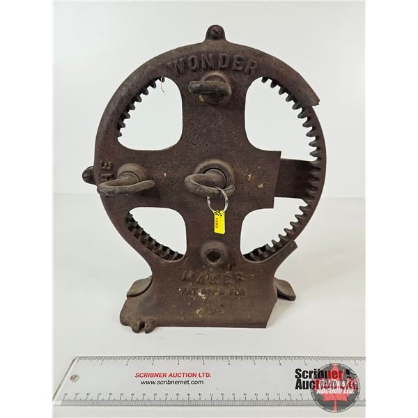 The Wonder Rope Maker : Cast Iron Rope-Making Machine