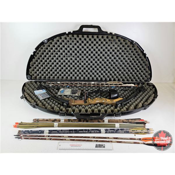 Browning Xcellerator III Overdraw Compound Bow : c/w Hard Case : Arrows & Accessories