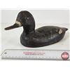Image 1 : Wooden Duck Decoy (Consignor Tag: 1920s Working Blue Bill Drake : Tack Eyes)