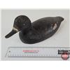 Image 2 : Wooden Duck Decoy (Consignor Tag: 1920s Working Blue Bill Drake : Tack Eyes)