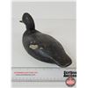 Image 7 : Wooden Duck Decoy (Consignor Tag: 1920s Working Blue Bill Drake : Tack Eyes)