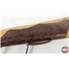 Image 7 : Soft Gun Case : Tan & Brown : Floral Tooled-Style Panels : Fleece Lined