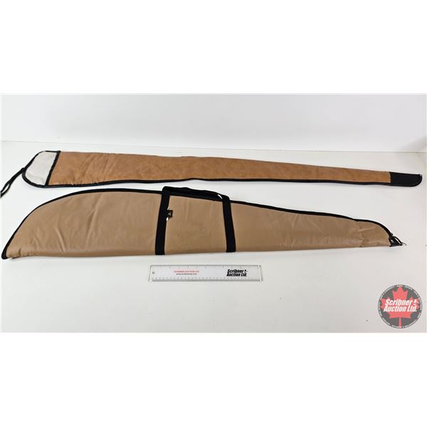 (2) Soft Gun Cases : Everlite Zippered Case & Edwards-Day Gun Sleeve