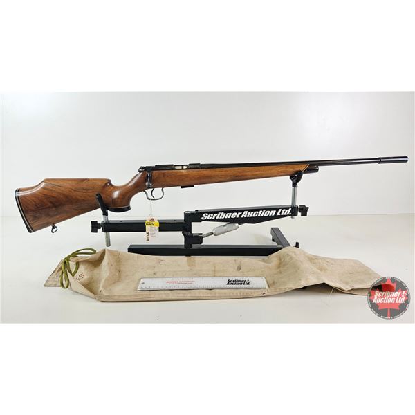 RIFLE: BRNO No. 4 Custom : 22LR Bolt Action : c/w Canvas Sleeve
