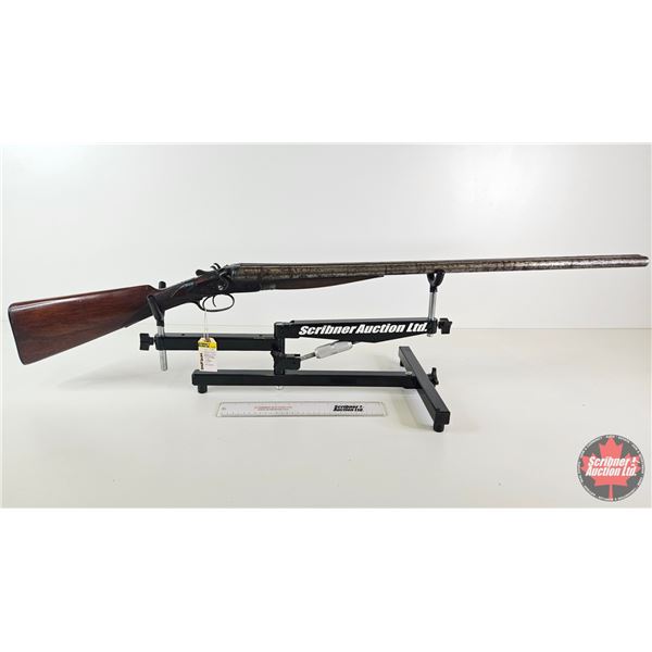SHOTGUN: J.B. Warrilow : 12ga Side x Side : Damascus BBL : Break Action : Wall Hanger