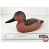 Image 1 : Wooden Duck Decoy : Cinnamon Teal Male : T. Walker : 2010