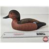 Image 9 : Wooden Duck Decoy : Cinnamon Teal Male : T. Walker : 2010