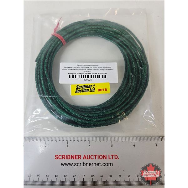 Hogdgon Fuse (Label : per 25ft )