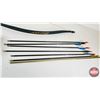 Image 6 : Bear Recurve Bow : AMO 60 Inch : 25/30 lb : c/w Arrows & Quiver