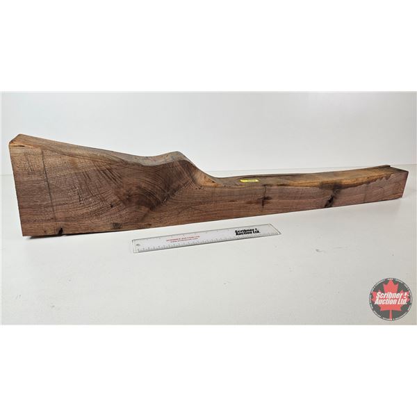 Wooden Gunstock Blank : Rough Shaped