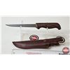 Image 5 : Rapala Gold Medallion Fillet Knife : Marttiini Finland : c/w Leather Sheath