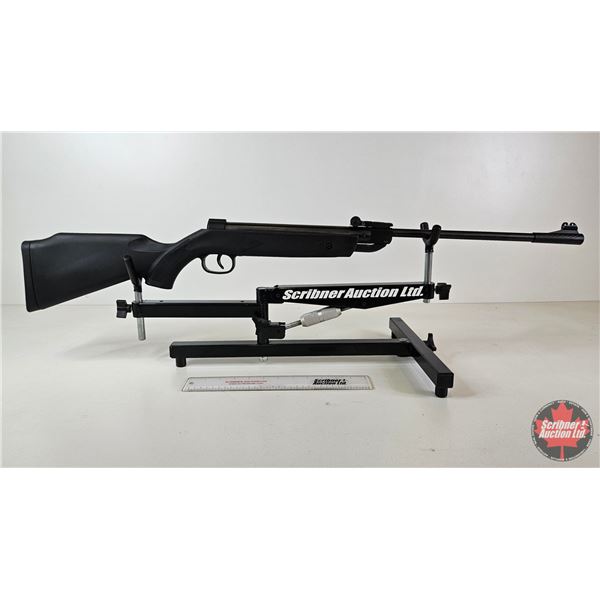 Air Rifle : Black Synthetic Stock : Fibre Optic Sights : Break Action .177cal