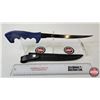 Image 1 : Shimano Titanium Fillet Knife : Partially Serrated Blade : c/w Sheath