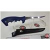 Image 2 : Shimano Titanium Fillet Knife : Partially Serrated Blade : c/w Sheath