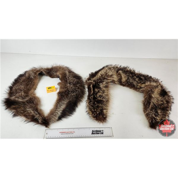 2 Fur Shawls / Collars