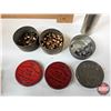 Image 10 : Vintage Shotshell Reloading Tools : c/w Winchester Western Wooden Box & Dominion Primer Tins