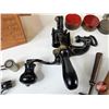 Image 2 : Vintage Shotshell Reloading Tools : c/w Winchester Western Wooden Box & Dominion Primer Tins