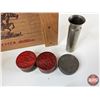 Image 5 : Vintage Shotshell Reloading Tools : c/w Winchester Western Wooden Box & Dominion Primer Tins