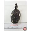 Image 7 : Wooden Duck Decoy (Consignor Tag: Blue Bill Hen Working Decoy : 1940s)