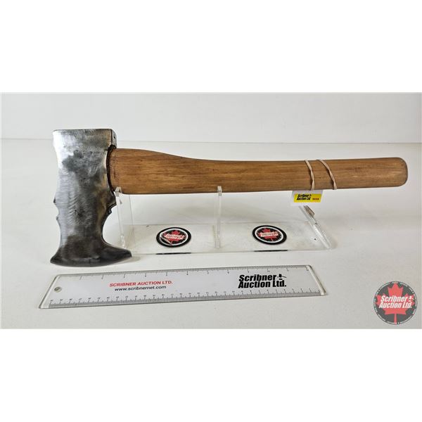 Carving Axe : Shaped Head : Wooden Handle