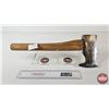 Image 4 : Carving Axe : Shaped Head : Wooden Handle