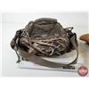 Image 10 : WindRiver Rabbit Fur Trapper Hat : c/w Lined Mitts & Herter's Camo Bag (Used)