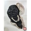 Image 4 : WindRiver Rabbit Fur Trapper Hat : c/w Lined Mitts & Herter's Camo Bag (Used)
