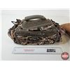 Image 9 : WindRiver Rabbit Fur Trapper Hat : c/w Lined Mitts & Herter's Camo Bag (Used)