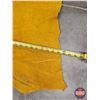 Image 5 : Tanned Moose Hide Piece : Golden Yellow