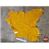 Image 3 : Tanned Moose Hide Piece : Golden Yellow