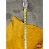 Image 5 : Tanned Moose Hide Piece : Golden Yellow : Approx. 42 x 35 Inches