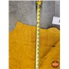 Image 7 : Tanned Moose Hide Piece : Golden Yellow : Approx. 42 x 35 Inches