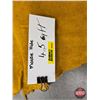 Image 8 : Tanned Moose Hide Piece : Golden Yellow : Approx. 42 x 35 Inches