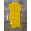 Image 3 : Tanned Moose Hide Piece : Yellow : Approx. 45 x 23 Inches